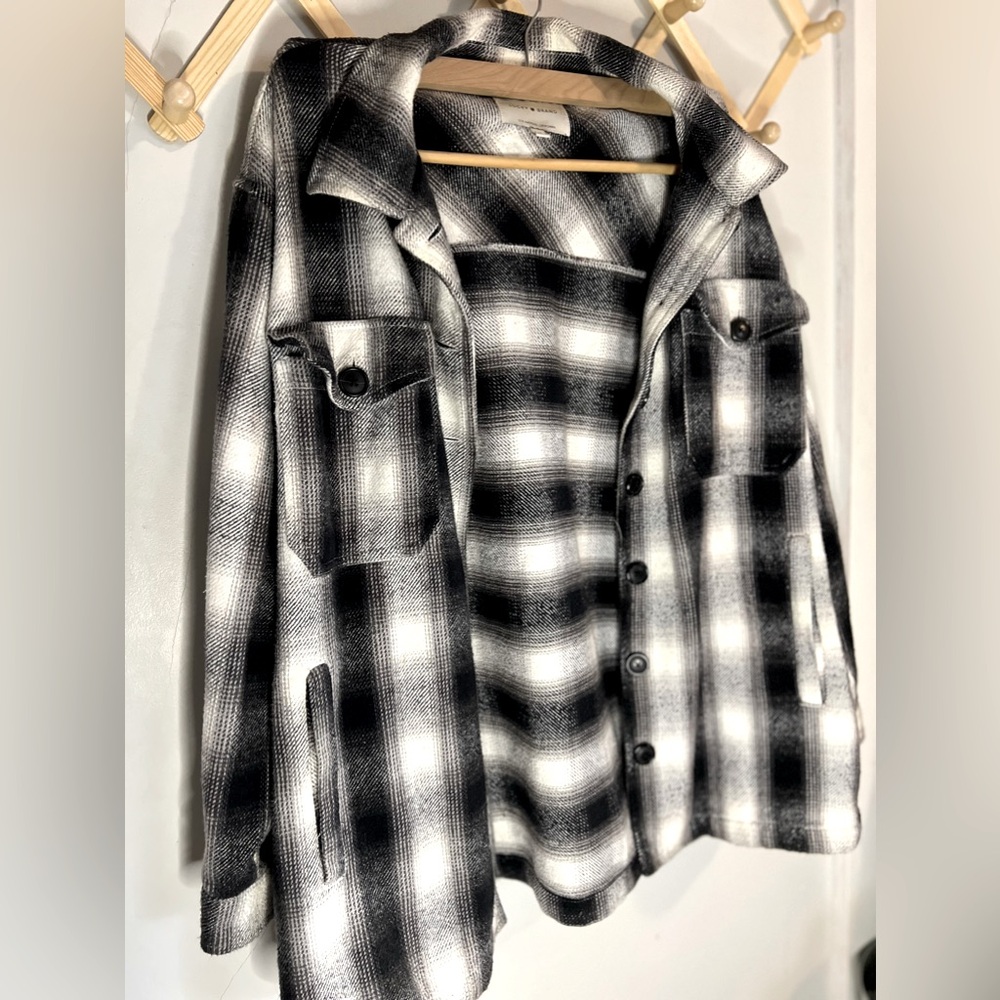 LUCKY BRAND ☘️ Plaid Flannel Shacket